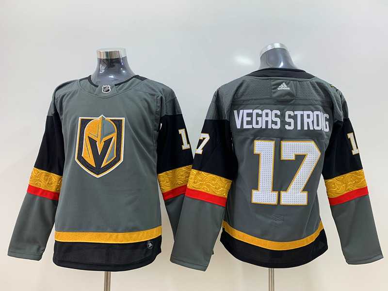 Women Vegas Golden Knights 17 Vegas Strong Gray Adidas Jersey,We sell and wholesale Women Vegas Golden Knights 17 Vegas Strong Gray Adidas Jersey on line form chian!